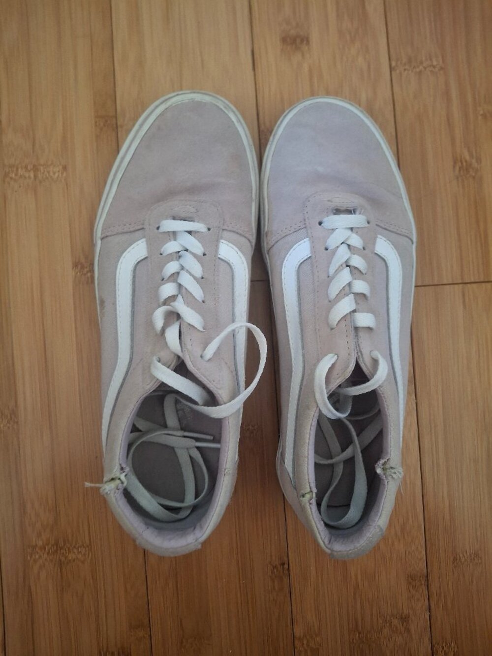 Women's Pink Suede Vans, size 9